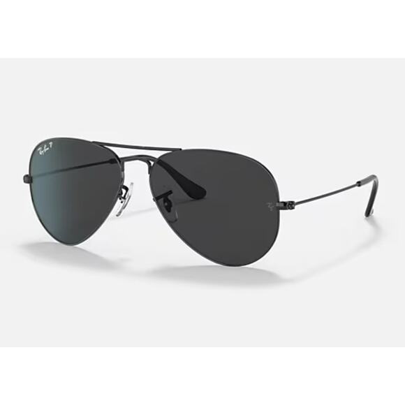 Ray-Ban Dark Gray Aviator Sunglasses - Picture 1 of 14